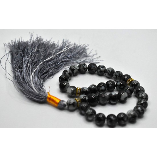 Black  marble bead 33 grain A