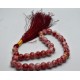 Red and silver marble bead 33 grain