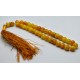 yellow  light brown marble bead