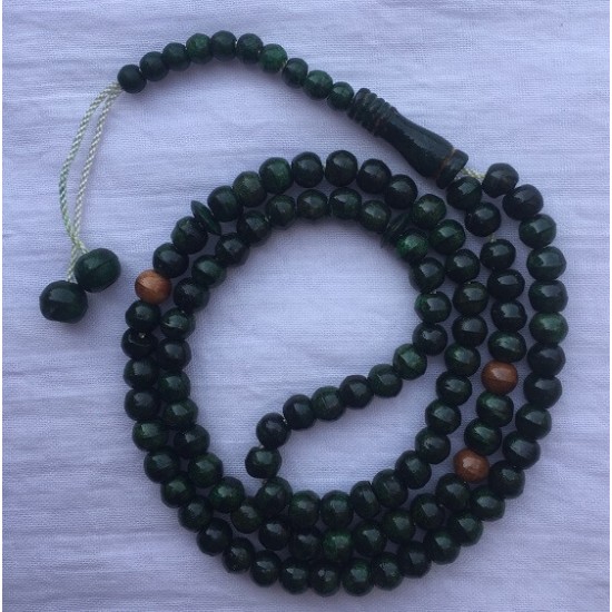 Wooden Beads Green 100 6MM