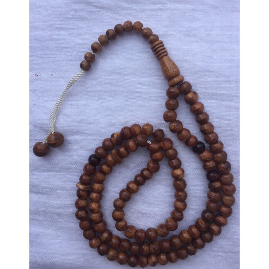 Naqshbandi Beads Brown 100 6MM