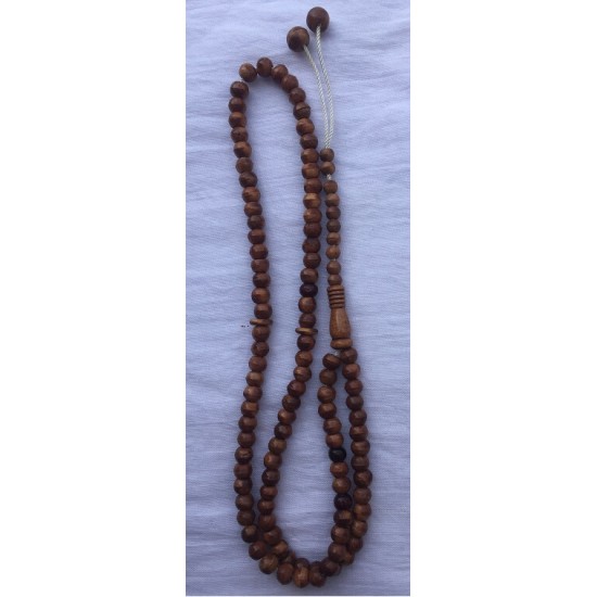 Naqshbandi Beads Brown 100 6MM