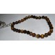 Real Brown Marble Prayer Beads Size 10 mm Counts 33