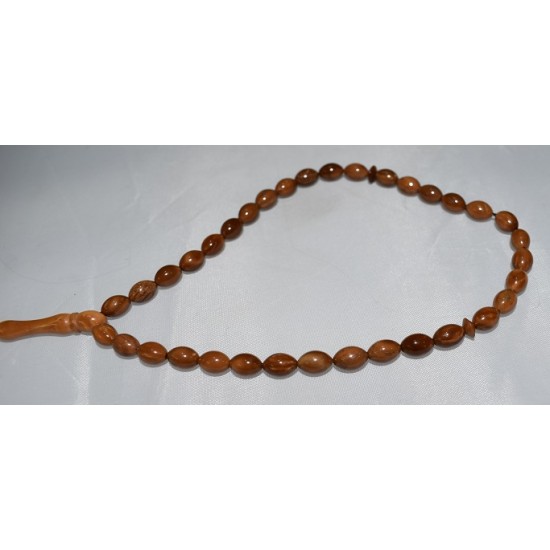 Coca Wood Bead Tasbih Kuka Tesbih Natural Tree Koka Kokka Misbaha Size 9/8mm Count 33