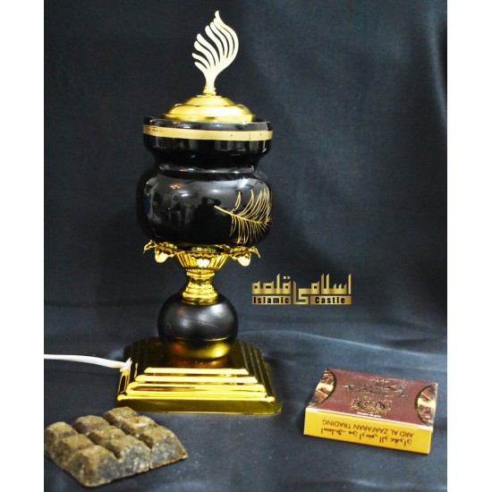 Incense Burner Ceramic Black-08