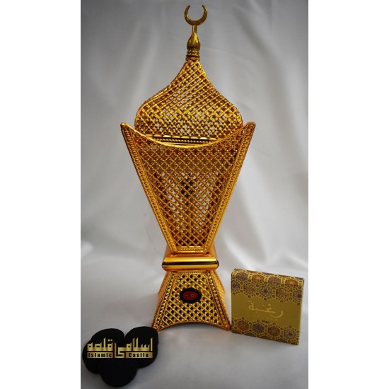 Incense Golden Large Burner Metal-02