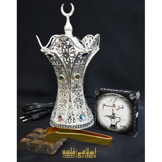 Incense Silver Burner Metal-09