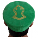 Kufi Nalain Cap Green Sufi Muslim Hat