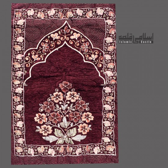 Red Golden Foam Prayer Mat 