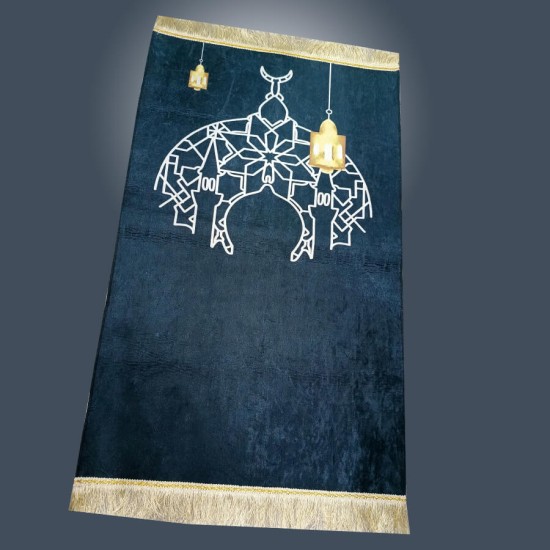 Special Blue Thin Prayer Mat