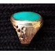 Natural Turquoise Feroza Oval Shape Silver Ring