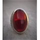 Ruby Yaqoot Silver Ring