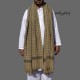 PURE WOOL CHECKED SHAWL FOR MEN