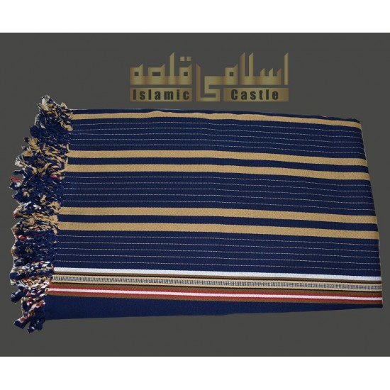 Yemeni Blue Handmade Shawl Habirah [Sunnah of Rasool Allah ﷺ]