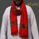 MEN RED SHAWL WOOL WOVEN