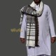 White Sindhi Handmade Winter Men Shawl