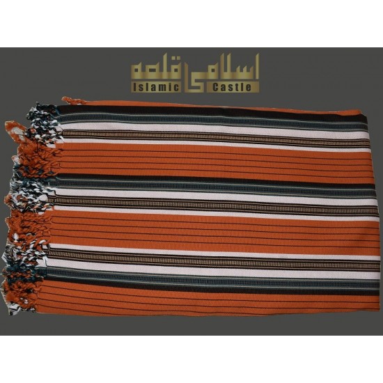 Yemeni Shawl Orange Hanadmade [Sunnah of Rasool Allah ﷺ]