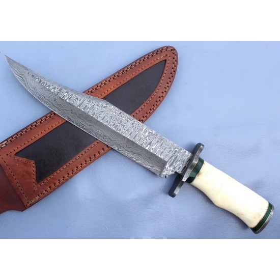 ND-105 Camel Bone Handle 16 Inches Beautiful Bowie Knife