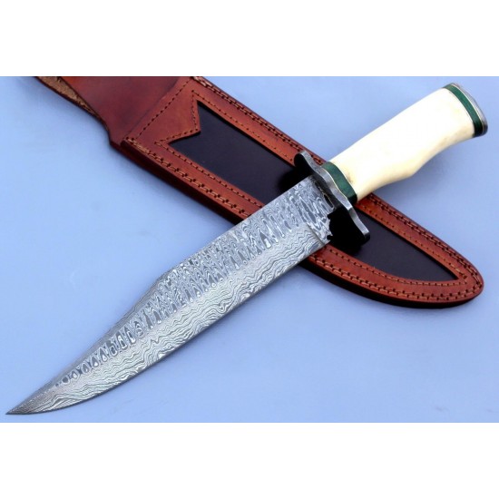 ND-105 Camel Bone Handle 16 Inches Beautiful Bowie Knife