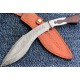 ND-108 Rose Wood Handle 16 Inches Kukri Bowie Knife