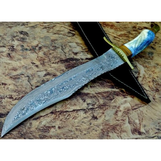 ND-109 Camel Bone Handle 18 inches Bowie Knife