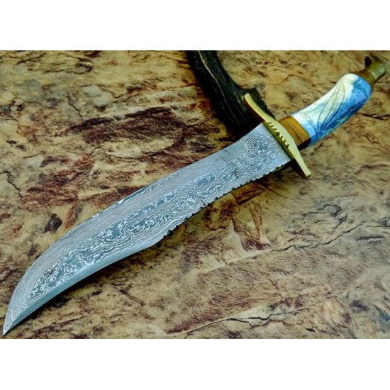 ND-109 Camel Bone Handle 18 inches Bowie Knife