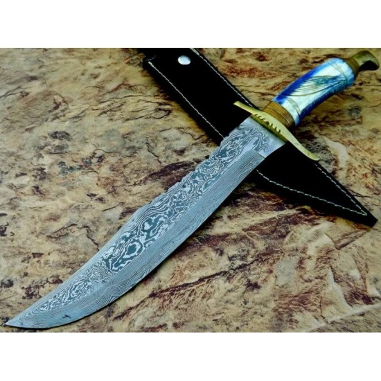 ND-109 Camel Bone Handle 18 inches Bowie Knife