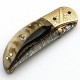 ND-112 Liner Lock Folding Knife Amazing File Work