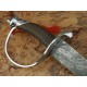 NS-100 CUSTOM HANDMADE 25 Inches Fire Damascus Arabian Sword