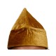 Kufi Cone Taj Golden Sufi Muslim Hat