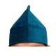 Kufi Cone Sea Blue Sufi Muslim Kufi Hat, Taj, Topi