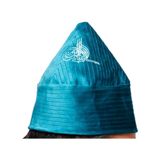 Kufi Cone Taj Sea Green Sufi Muslim Hat