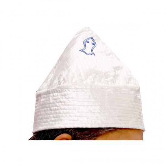 Kufi Cone Taj White Kufi Muslim White Hat 