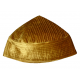 Kufi Cone Taj Golden Sufi Muslim Hat