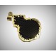 Kaaba Kiswah Gold Plated Silver Pendant