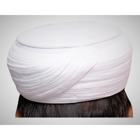 Muslim White Nalain Imam Hat 