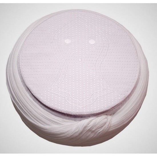 Muslim White Nalain Imam Hat 