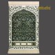 Luxurious Quality Haramain Prayer Mat Green Color