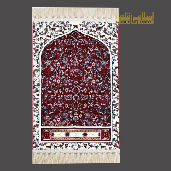 Luxurious Quality Haramain Prayer Mat Red Color