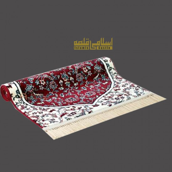 Luxurious Quality Haramain Prayer Mat Red Color