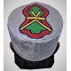 Kufi Nalain Cap White Sufi Muslim Hat